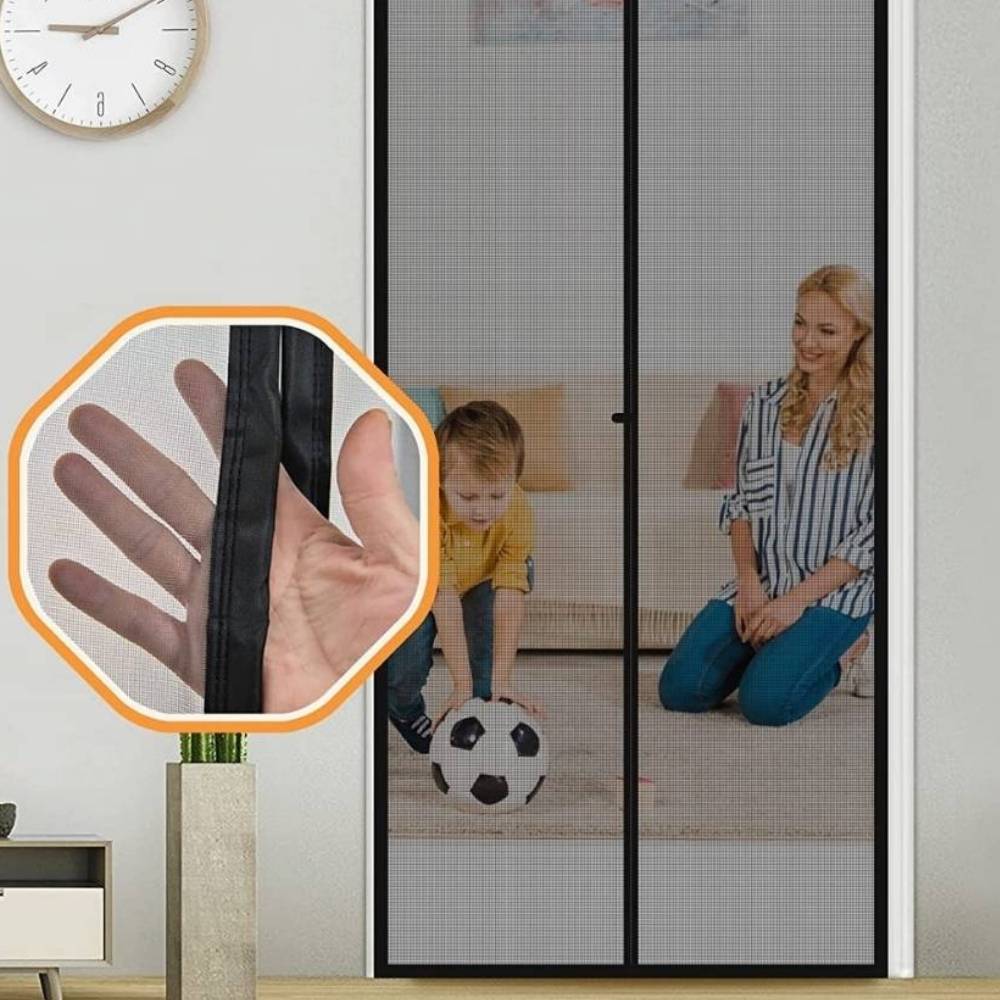 buy heavy duty door screen magnetic closure