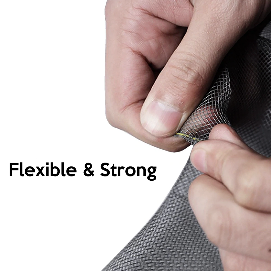 Replacement Flyscreen Mesh - Standard Mesh (Grey), 100cm x 100cm: image 2