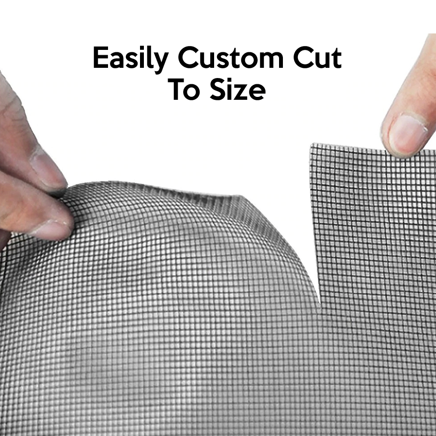 Replacement Flyscreen Mesh - Standard Mesh (Grey), 100cm x 100cm: image 3