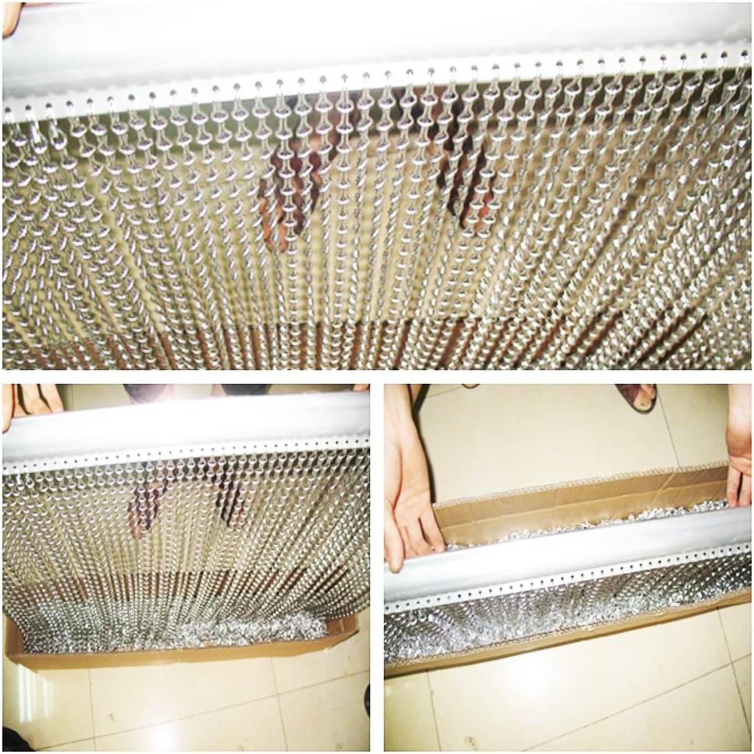 Chain Door Curtain - Black: image 7