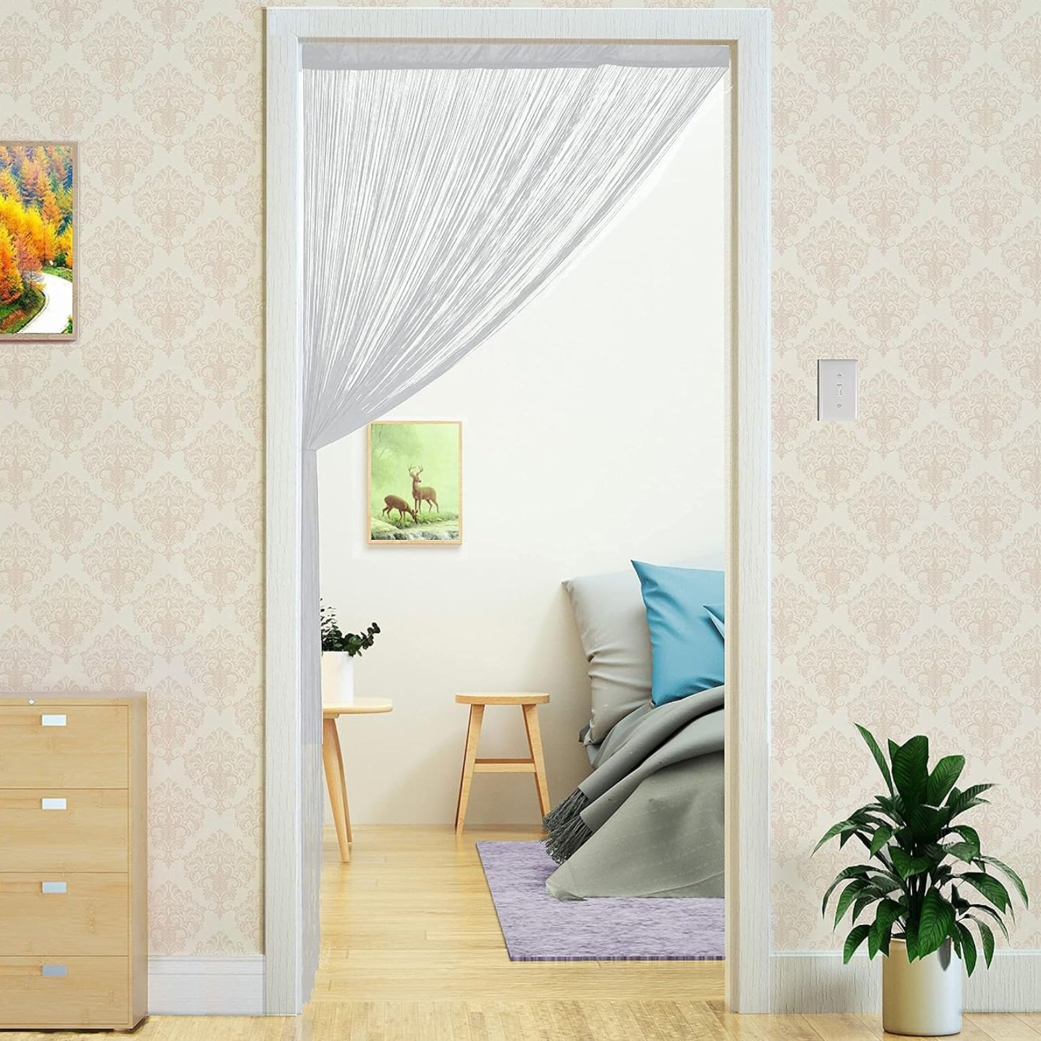 String Curtain Door - Black: image 5