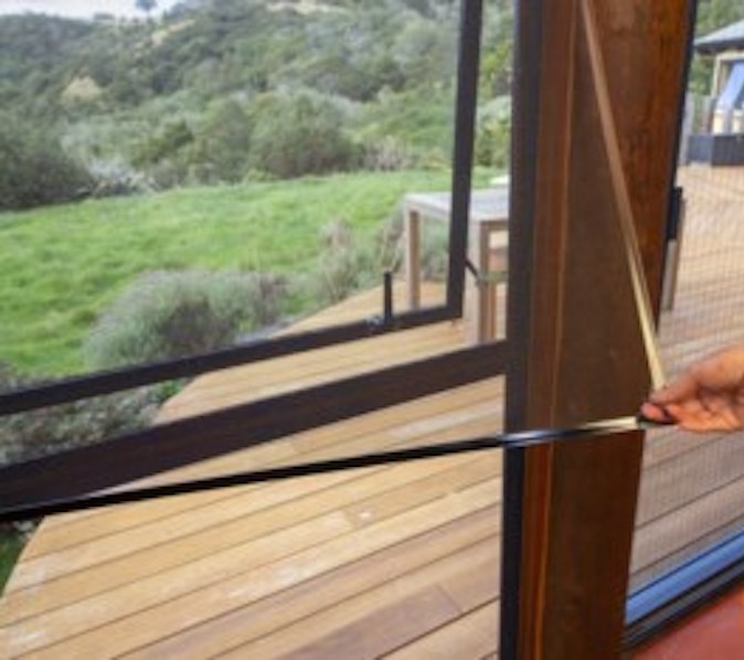 Magnetic Window Screen - Black, Standard Mesh (Grey), 1000mm x 1000mm / 39" x 39": image 2