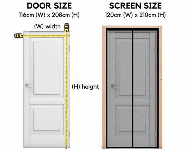Magnetic Screen Door | Magnet Door Screens | Magnetic Mesh Screen Doors 7