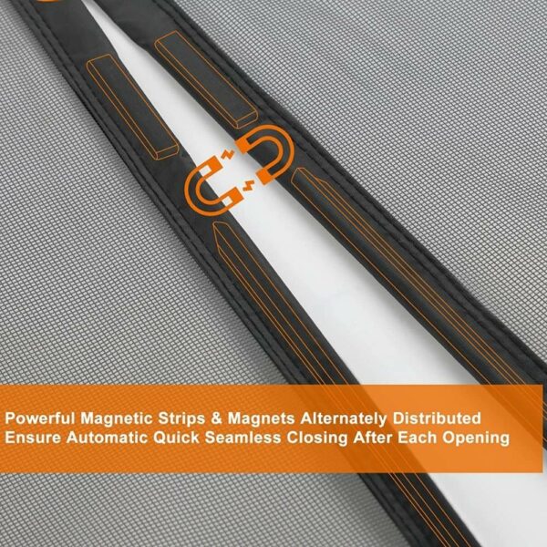 Magnetic Screen Door | Magnet Door Screens | Magnetic Mesh Screen Doors 10
